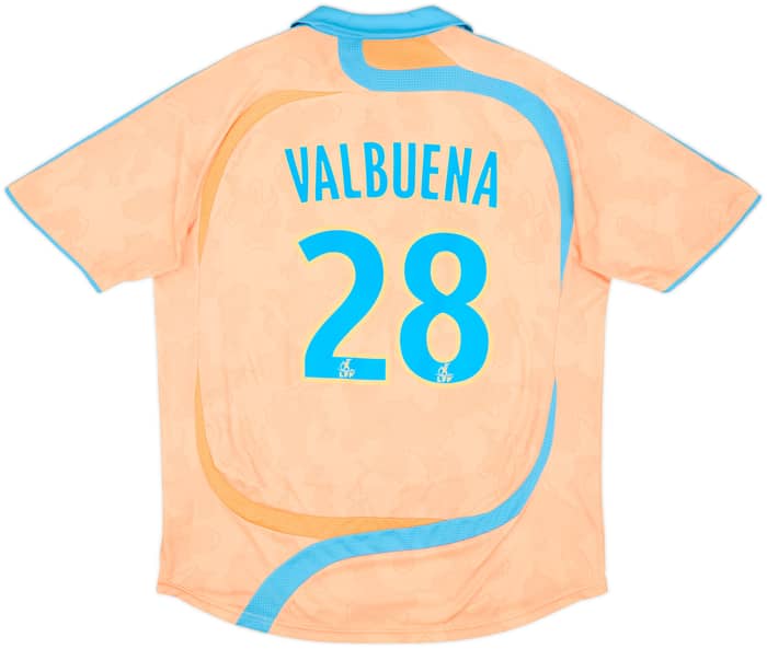 2007-08 Olympique Marseille Third Shirt Valbuena #28 - 7/10 - (L)