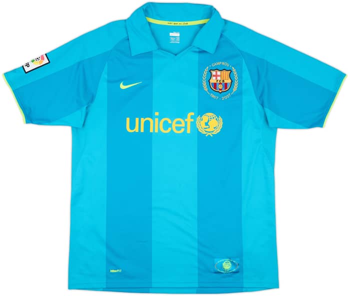 2007-09 Barcelona Away Shirt Ronaldinho #10 - 9/10 - (L)