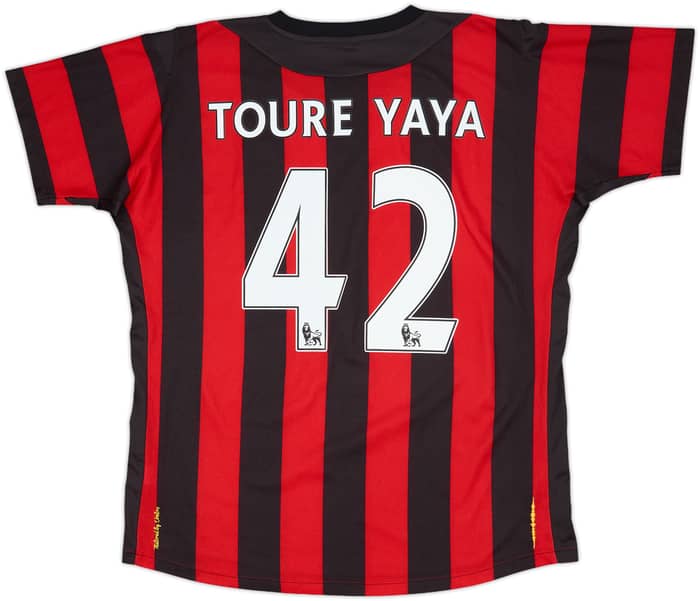 2011-12 Manchester City Away Shirt Toure Yaya #42 - 7/10 - (M)