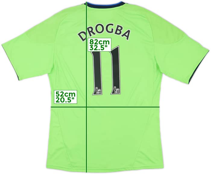 2010-11 Chelsea Third Shirt Drogba #11 - 6/10 - (L)