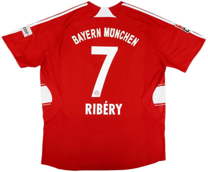 2008-09 Bayern Munich Home Shirt Ribery #7 - 7/10 - (XL)