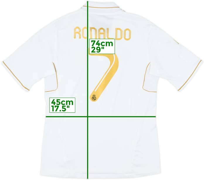 2011-12 Real Madrid Home Shirt Ronaldo #7 - 6/10 - (L)
