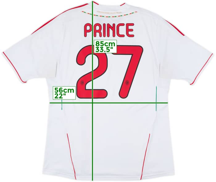 2011-12 AC Milan Away Shirt Prince #27 - 5/10 - (XL)