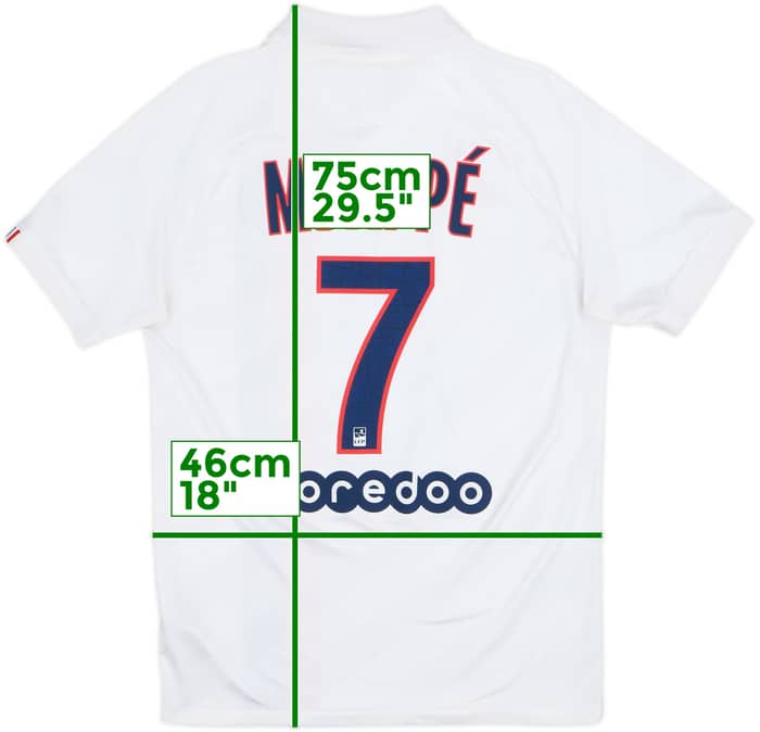 2019-20 Paris Saint-Germain Third Shirt Mbappe #7 - 8/10 - (S)