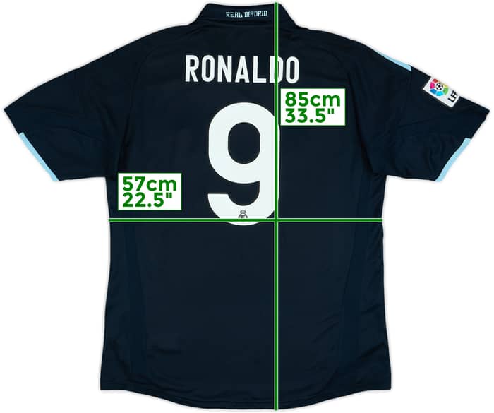 2009-10 Real Madrid Away Shirt Ronaldo #9 - 7/10 - (XL)