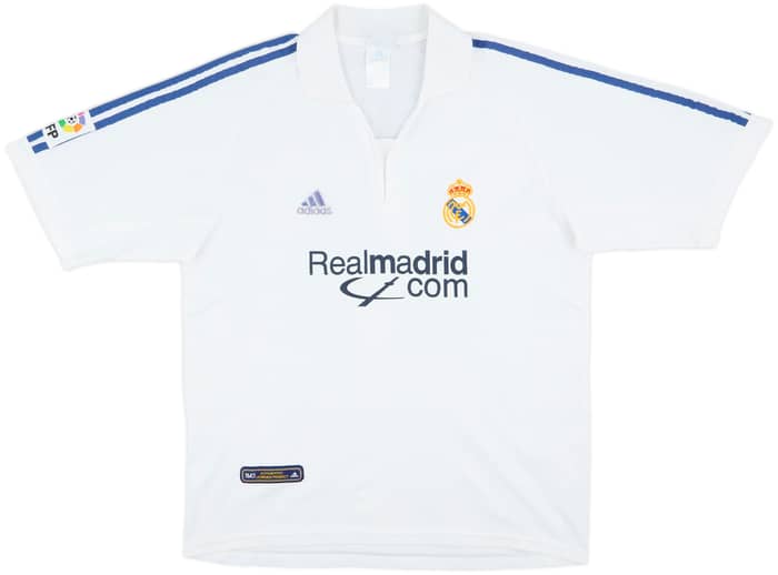 2001 Real Madrid Home Shirt J.M.Guti #14 - 6/10 - (L)