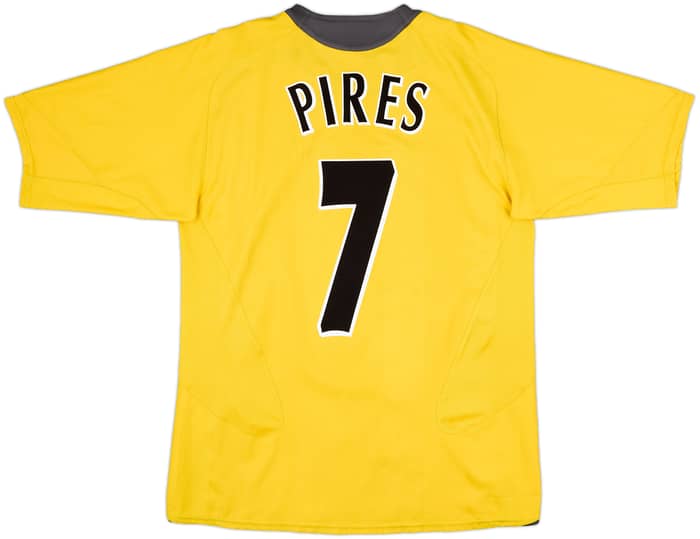 2005-06 Arsenal Away Shirt Pires #7 - 7/10 - (M)