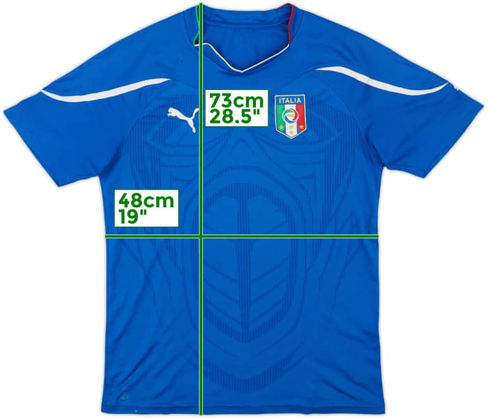 2010-12 Italy Home Shirt - 7/10 - (S)