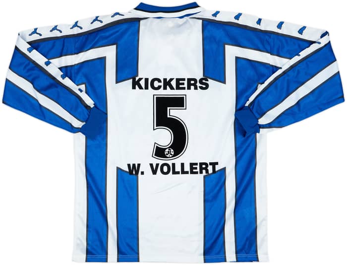 1998-00 Stuttgarter Kickers Home L/S Shirt W. Vollert #5 (XL)
