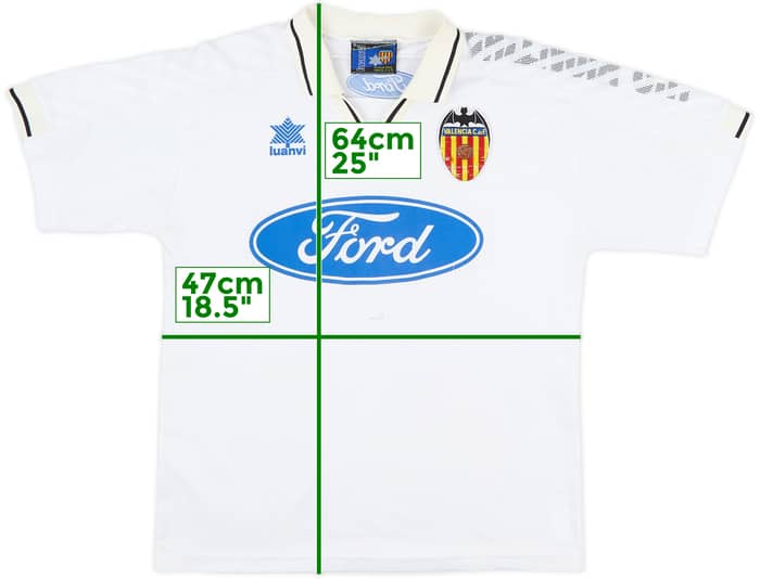 1997-98 Valencia Home Shirt - 5/10 - (S)