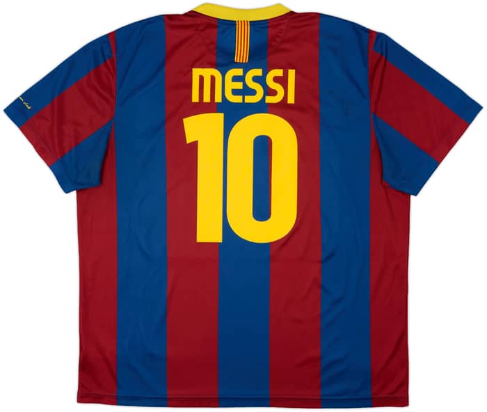 2010-11 Barcelona Basic Home Shirt Messi #10 - 6/10 - (XXL)