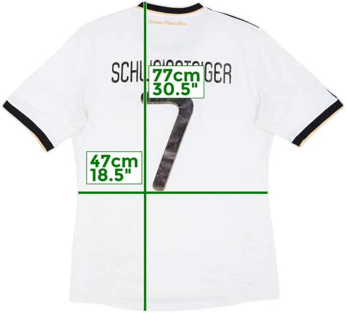2010-11 Germany Home Shirt Schweinsteiger #7 - 6/10 - (M)