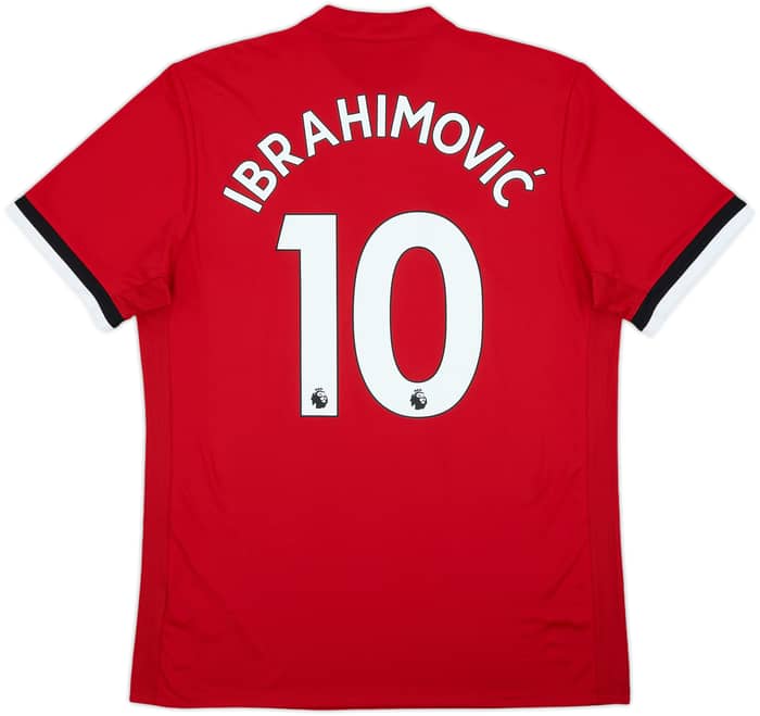 2017-18 Manchester United Home Shirt Ibrahimovic #10 (L)