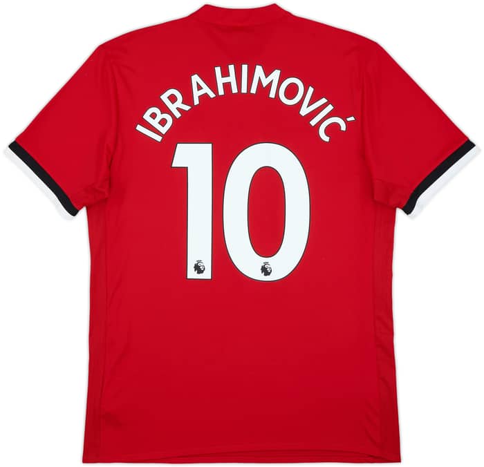 2017-18 Manchester United Home Shirt Ibrahimovic #10 (M)