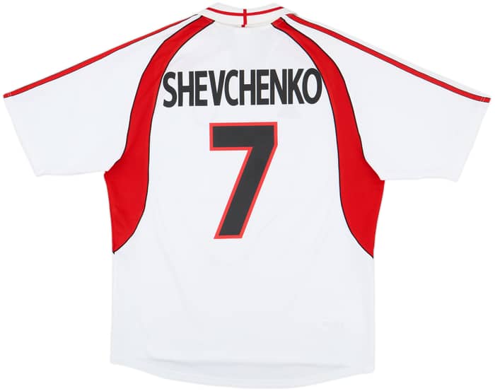 2000-02 AC Milan Away Shirt Shevchenko #7 - 7/10 - (XL)