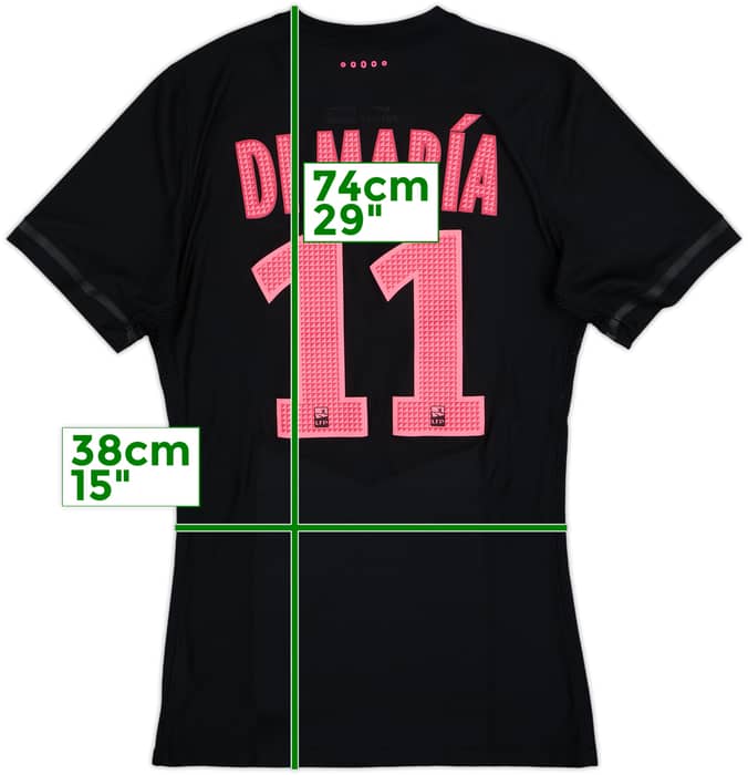 2015-16 Paris Saint-Germain Authentic Third Shirt Di Maria #11 - 8/10 - (S)