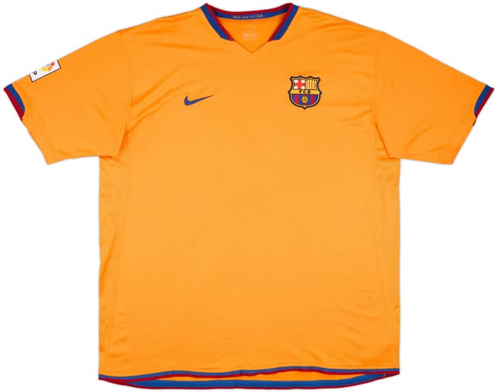 2006-08 Barcelona Away Shirt Ronaldinho #10 - 7/10 - (3XL)