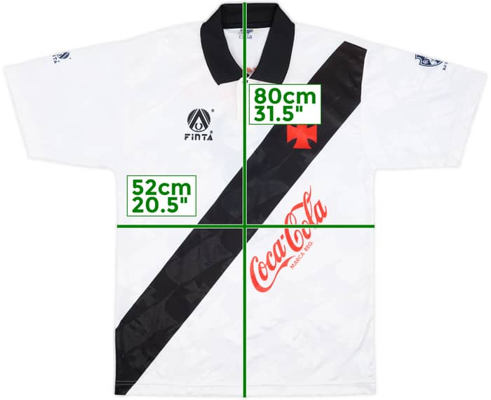 1992 Vasco Da Gama Away Shirt #7 - 8/10 - (L)