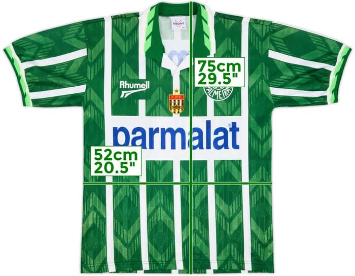1995 Palmeiras Home Shirt #9 - 8/10 - (M)