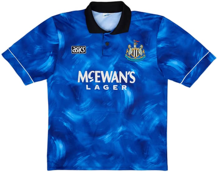 1993-95 Newcastle Away Shirt Cole #9 - 8/10 - (M)