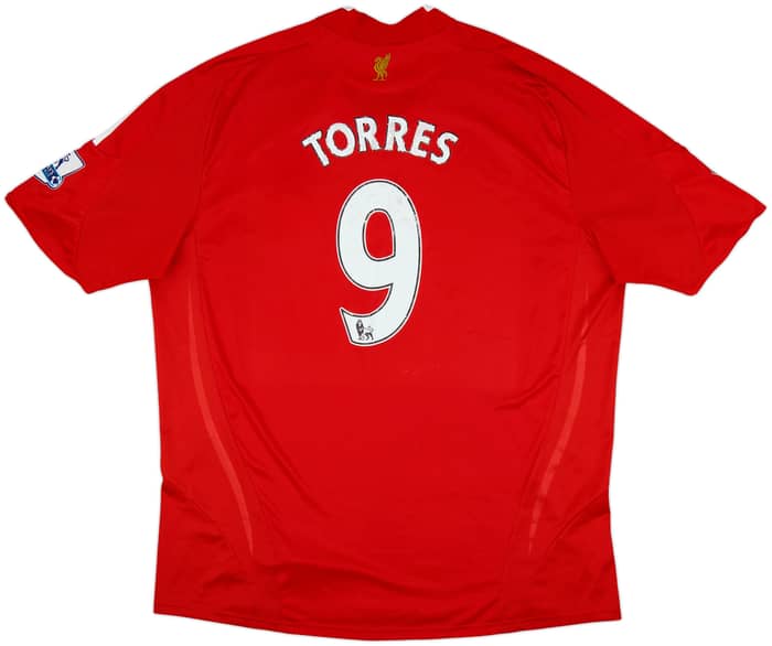 2008-10 Liverpool Home Shirt Torres #9 - 5/10 - (XXL)
