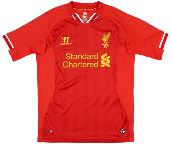 2013-14 Liverpool Home Shirt Suarez #7 - 8/10 - (XL.Boys)