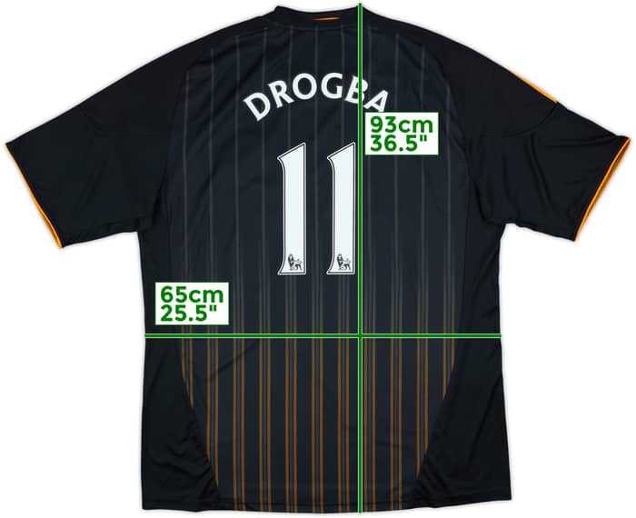 2010-11 Chelsea Away Shirt Drogba #11 (XXL)