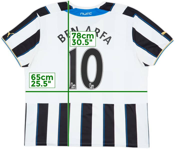 2013-14 Newcastle Home Shirt Ben Arfa #10 - 7/10 - (XXL)