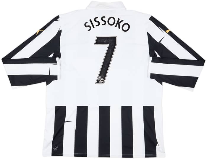 2012-13 Newcastle Home L/S Shirt Sissoko #7 - 8/10 - (XXL)