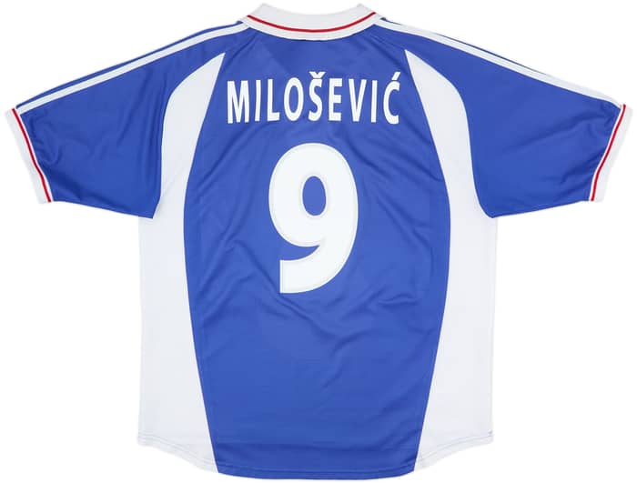 2000-01 Yugoslavia Home Shirt Milosevic #9 - 9/10 - (XL)