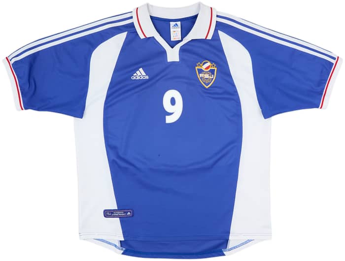 2000-01 Yugoslavia Home Shirt Milosevic #9 - 9/10 - (XL)