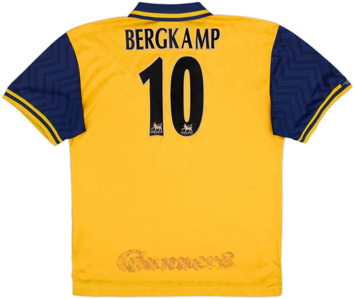1996-97 Arsenal Away Shirt Bergkamp #10 - 6/10 - (XL)