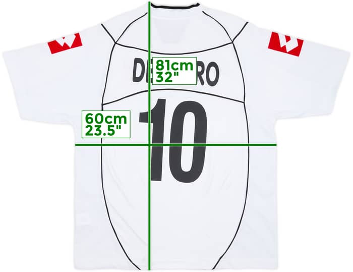 2002-03 Juventus Away Shirt Del Piero #10 - 8/10 - (XL)