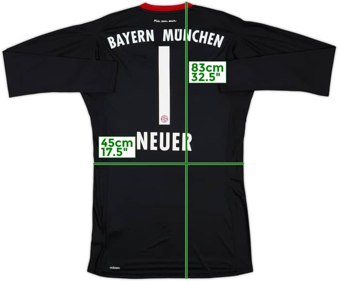 2017-18 Bayern Munich GK Shirt Neuer #1 - 10/10 - (S)