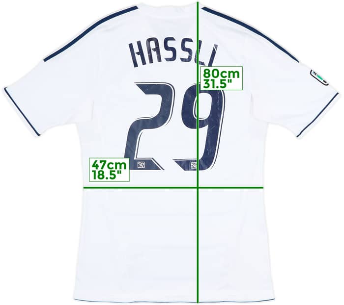 2011-12 Vancouver Whitecaps Home Shirt Hassli #29 - 7/10 - (M)