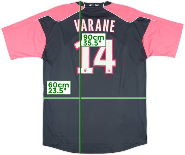 2010-11 Lens Away Shirt Varane #14 - 8/10 - (XXL)