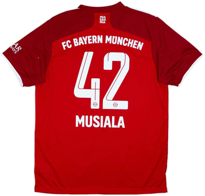 2021-22 Bayern Munich Home Shirt Musiala #42 (L)