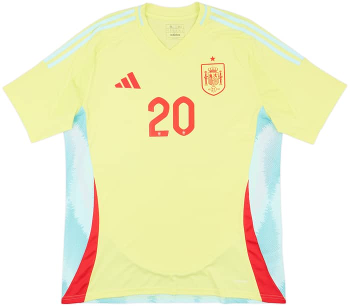 2024-25 Spain Away Shirt Pedri #20 - 8/10 - (XL)