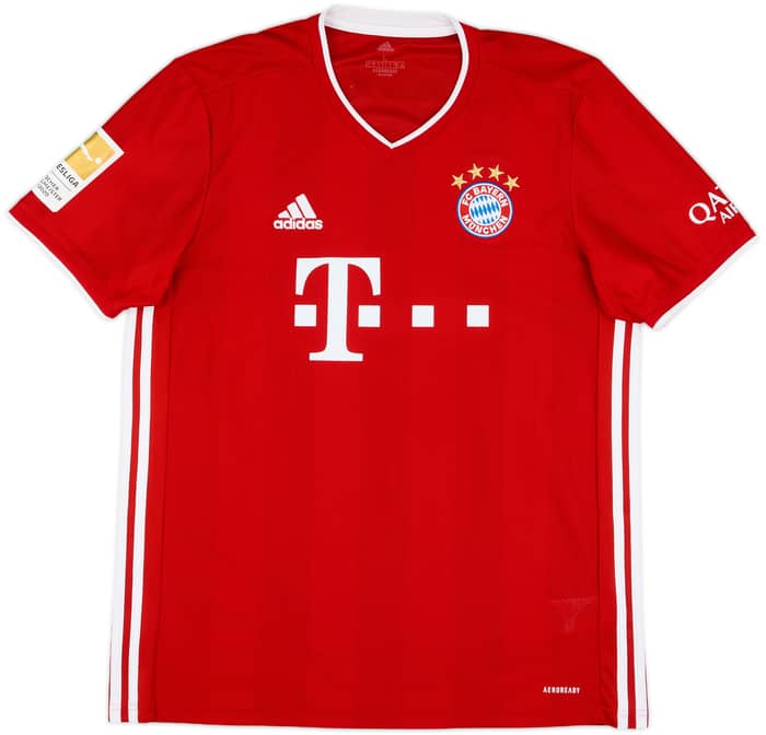 2020-21 Bayern Munich Home Shirt Lewandowski #9 - 8/10 - (L)