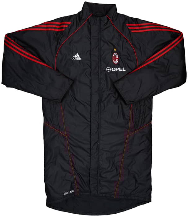 2005-06 AC Milan adidas Padded Bench Coat - 7/10 - (L)