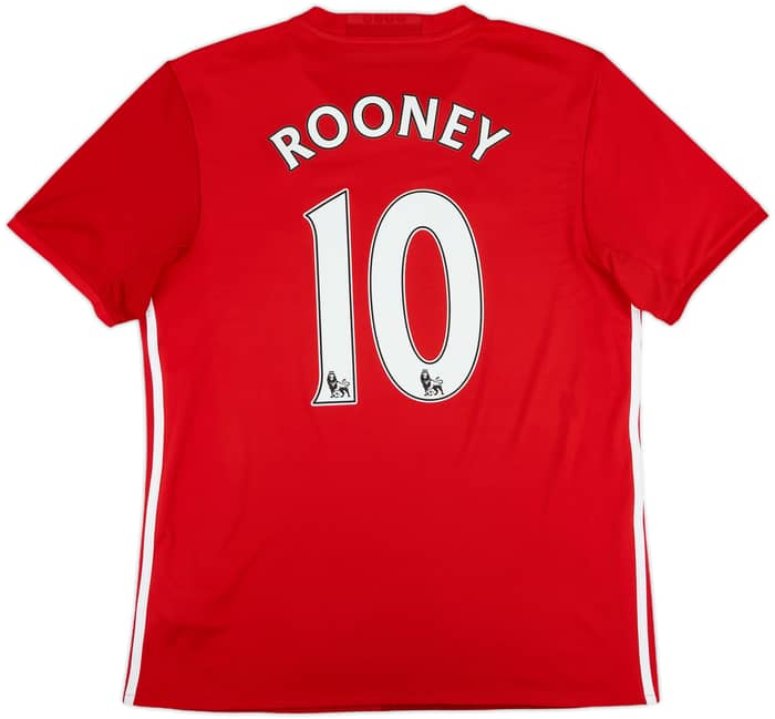 2016-17 Manchester United Home Shirt Rooney #10 - 7/10 - (L)