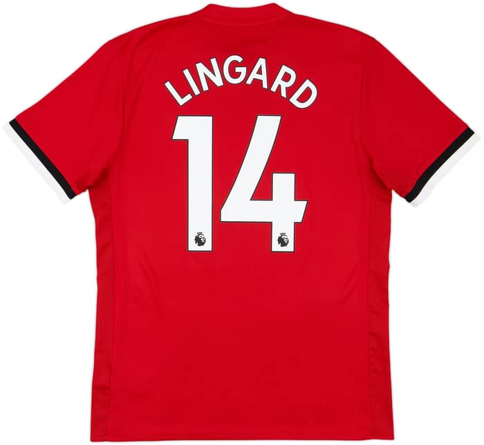 2017-18 Manchester United Home Shirt Lingard #14 - 9/10 - (M)