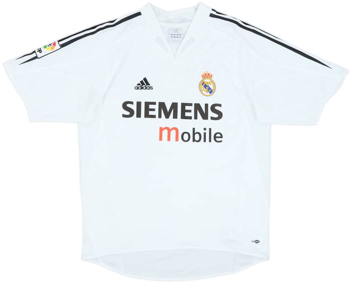 2004-05 Real Madrid Home Shirt Zidane #5 - 9/10 - (M)
