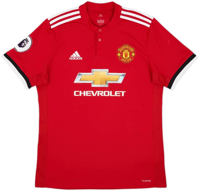 2017-18 Manchester United Home Shirt Lukaku #9 - 6/10 - (L)