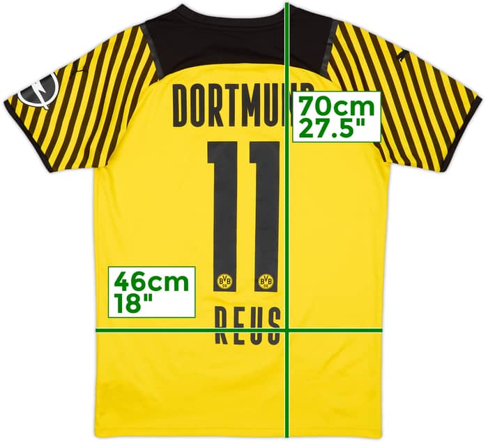 2021-22 Borussia Dortmund Home Shirt Reus #11 - 6/10 - (S)