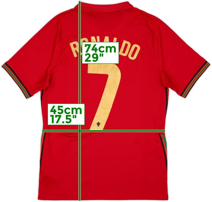 2020-21 Portugal Home Shirt Ronaldo #7 - 8/10 - (S)