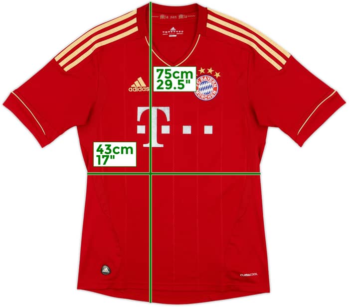 2012-13 Bayern Munich Home Shirt - 5/10 - (S)