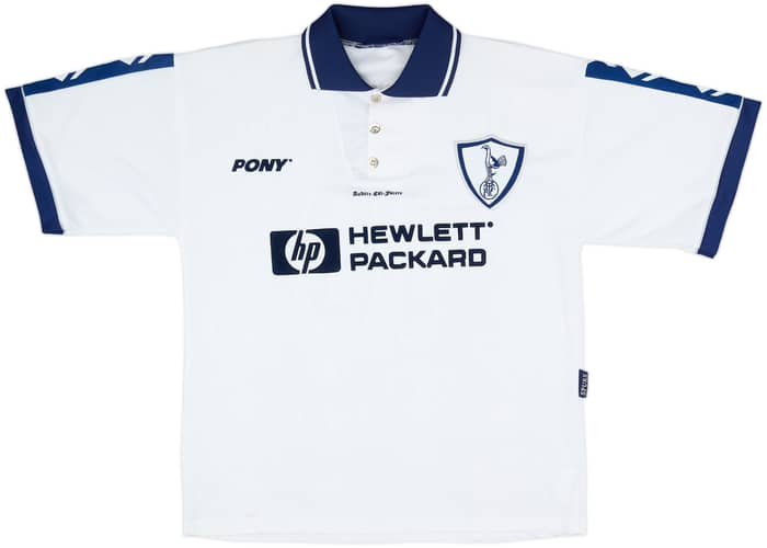 1995-97 Tottenham Home Shirt Sheringham #10 - 8/10 - (XL)