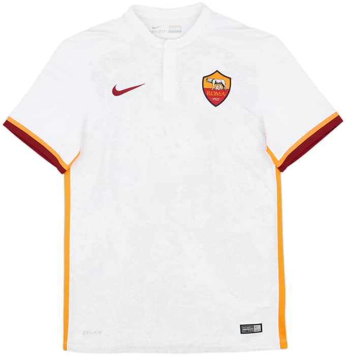 2015-16 Roma Away Shirt Dzeko #9 - 8/10 - (S)