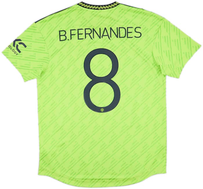 2022-23 Manchester United Authentic Third Shirt B.Fernandes #8 - 5/10 - (L)